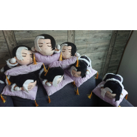 Final Fantasy XIV Emet-selch plush on Pillow 30cm long